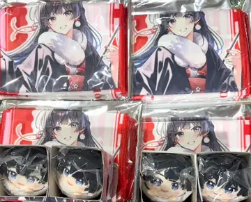 츠키노 미토 니지산지 극락탕 머플러 타월 모치코로링