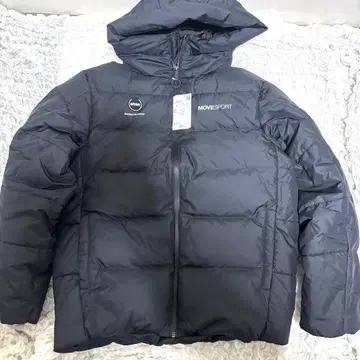 [ 미사용 ] 데상트 MOVE SPORT 블랙 다운 자켓 80% L