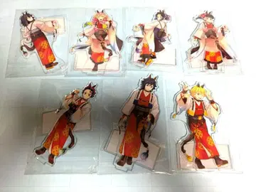 귀멸의 칼날 말띠 아크릴 스탠드 기유 탄지로 시노부 컴프