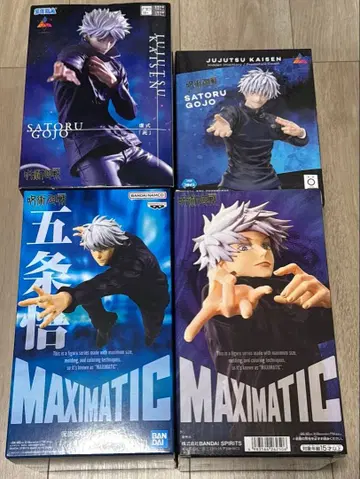 주술회전 고죠 사토루 피규어 4개 묶음 판매