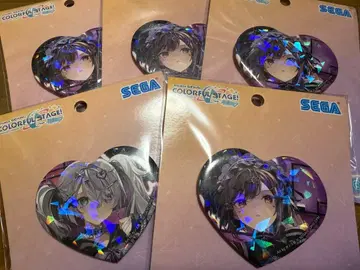 프로세카 반짝반짝 빅 하트형 캔뱃지 에나 니고미쿠