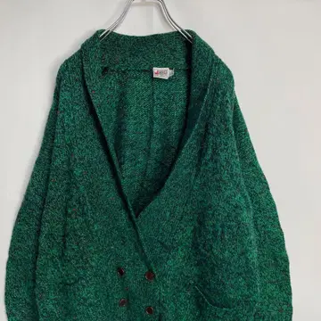 CRAYZ HORSE 90s 빈티지 가디건 울 혼방 니트 L