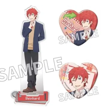이세계 학원 생활 라인하르트 아크릴 스탠드 피규어 캔뱃지 리제로