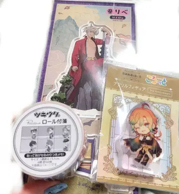 동리베 쿠로카와 이자나 아크릴 스탠드 츠키우타 롤 부착 메모 고양이 테디