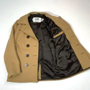 컨디션 최상 샷 Schott 740N 더블 피코트 USA제 베이지