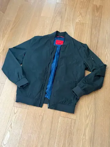 ZARA MAN MA-1풍 블루종 카키 M 경량 자라