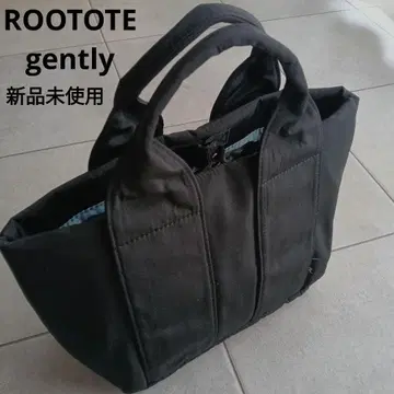 미사용 새상품 ROOTOTE gently BLACK 토트백 나일론