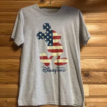 홍콩 디즈니랜드 미키 티셔츠 S