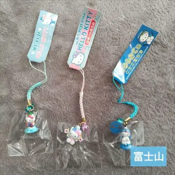 지역 한정 키티 스트랩 3개 세트 [ 후지산 한정판 ]
