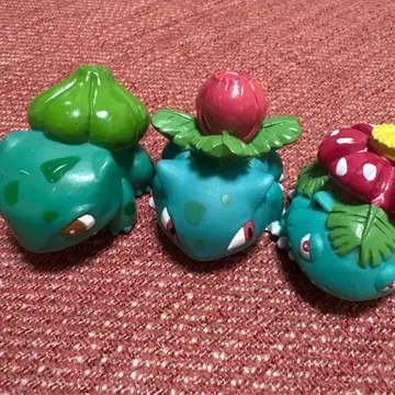 이상해씨 이상록 이상해꽃 초기 손가락 인형 세트 포켓몬 레어 소프트 비닐