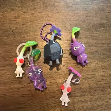 피크민 아크릴 키링 5개 세트