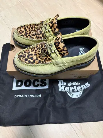 닥터마틴 에이드리안 본 로퍼 마틴 레오파드 무늬