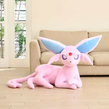 포켓몬 센터 봉제 인형 등신대 에브이 웅크린