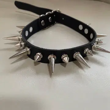 목걸이 초커 고스로리 스터드 블랙 지뢰 펑크 락 하라주쿠 액세서리