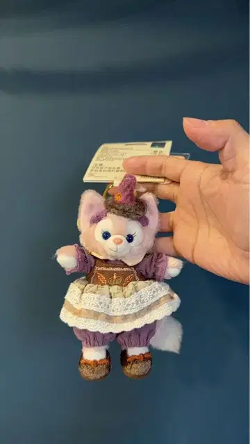 상하이 디즈니 할로윈 리나벨 봉제 인형 키체인