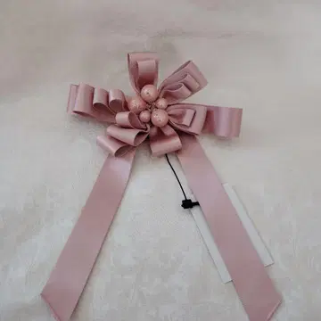 KOJI WATANABE 리본 코사지 핑크 미사용.