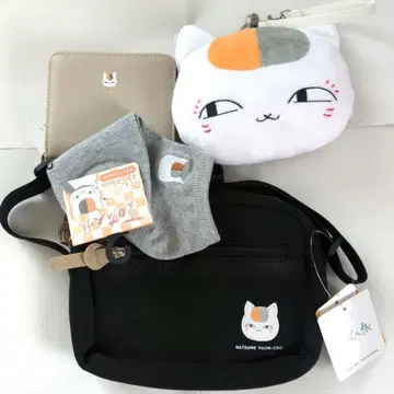 새상품 나츠메 우인장 양말, 지갑, 패스케이스, 양말 4종 세트