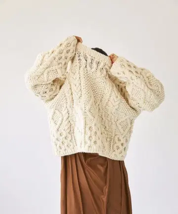 TODAYFUL 패턴 핸드 니트 패턴 핸드 니트