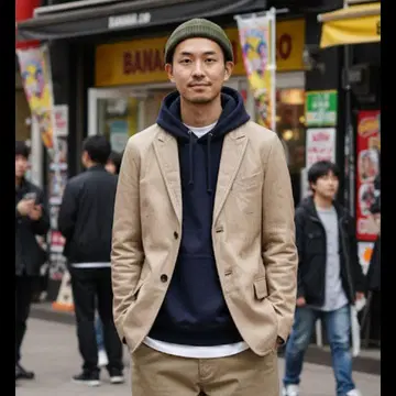 초고품질 00s GAP 갭 양가죽 레더 테일러드 자켓 카멜 M