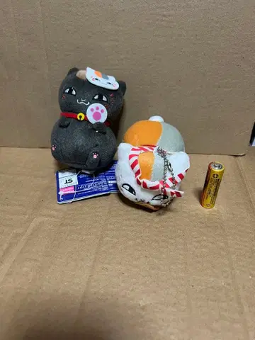 나츠메 우인장 가방에 엔니치에 외출 냥코 선생님 블랙 냥코 2종 세트