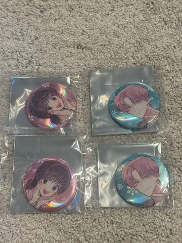 타몬 군 지금 어느 쪽!? 오로라 캔뱃지 4점 세트