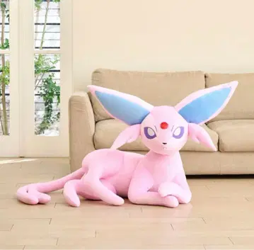 포켓몬 센터 봉제 인형 등신대 에브이 누워있는