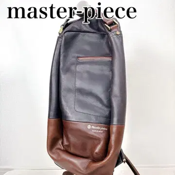 마스터피스 글로스-v2 슬링백(네이비 x 브라운)