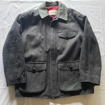 ADAMS ROW 옷깃 가죽 더블 지퍼 스탠드 카라 커버올