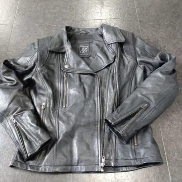 [컨디션 최상 데그너 여성용 L] 전 프로텍터 더블 라이더스 올 가죽