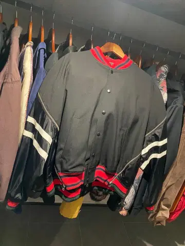 FACETASM 지퍼 블루종 스타디움 자켓 바시티 자켓 19ss