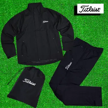 Titleist/타이틀리스트 골프 방풍 레인수트 [ 블랙/L ] 새상품!