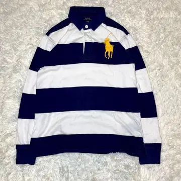 폴로 랄프로렌 셔츠 긴팔 코튼 빅 포니 자수 M