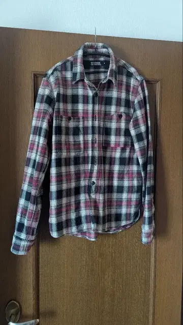 HYSTERIC GLAMOUR 체크 무늬 긴팔 셔츠 S