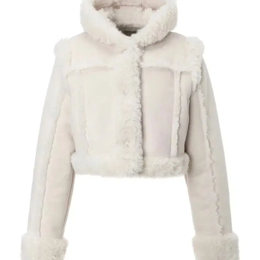 THREETIMES | 쓰리타임즈 ThreeTimes Baby hoodie fur coat on Bunjang