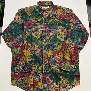 슈가케인 올 패턴 코코야자 긴팔 셔츠 L 사이즈