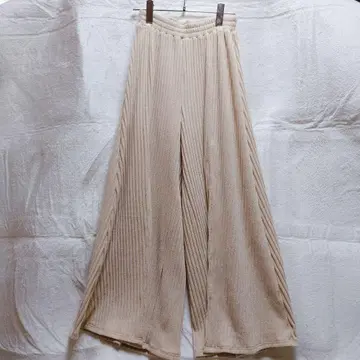 GYDA 베이지 와이드 팬츠 S 사이즈 스트릿 갸루 모드 캐주얼