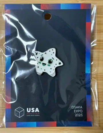 오사카 간사이 엑스포 미국관 핀 배지 스파크