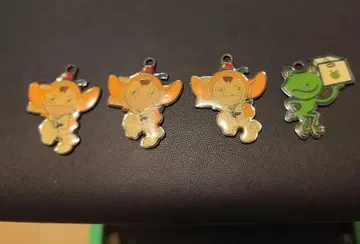 춤추는 대수사선 완간 군 개구리 택배 메탈 키링 세트