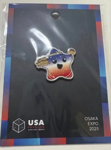 완판템 오사카 간사이 만박 미국 파빌리온 스파크 타코야키 핀 배지