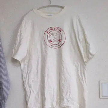 AIMYON 티셔츠 L 사이즈 크림색