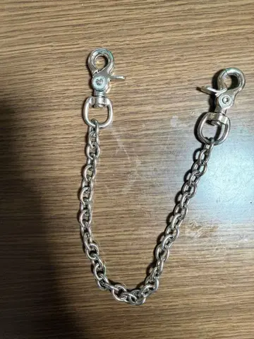 스테인리스 스틸 지갑 체인 실버 45cm