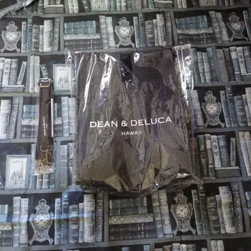 DEAN & DELUCA 토트백 블랙 스트랩 포함 하와이 한정판