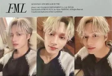 SEVENTEEN JUN 준 FML 트레이딩 카드 홀로그램 트레이딩 카드