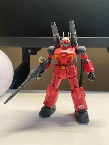 HG 건캐논 전체 도색 완성품 정크 취급