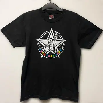 [ 귀중! ] Less Than Jake 사인 포함 T셔츠 L 블랙