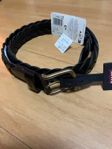 [ 새상품 미사용 ] 리바이스 가죽 웨빙 벨트 사이즈 85 LEVIS