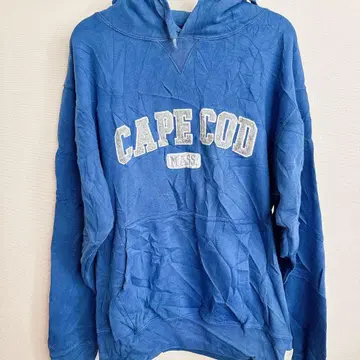 CUFFY'S 케이프 코드 후드티 [ M ] 파랑 블루 해외 구제 의류