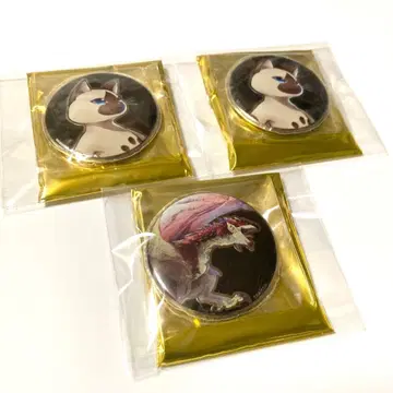 대캡콤전 몬스터 헌터 캔뱃지