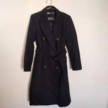 ZARA 트렌치코트 MAMTECO 블랙 골드 버튼