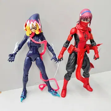 마블 레전드 스파이더맨 엘렉트라 데어데블 세트